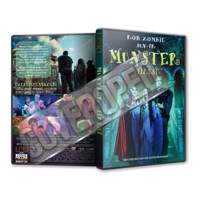 Munster Ailesi - The Munsters - 2022 Türkçe Dvd Cover Tasarımı